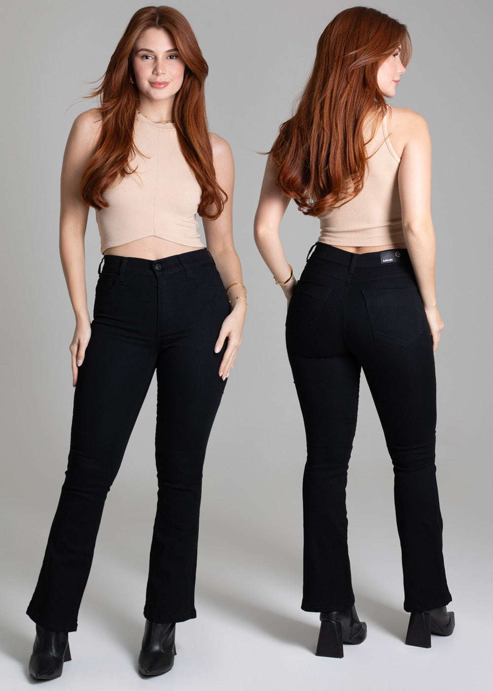 Calça Sarja Sawary Boot Cut Petit - 277726 PRETO