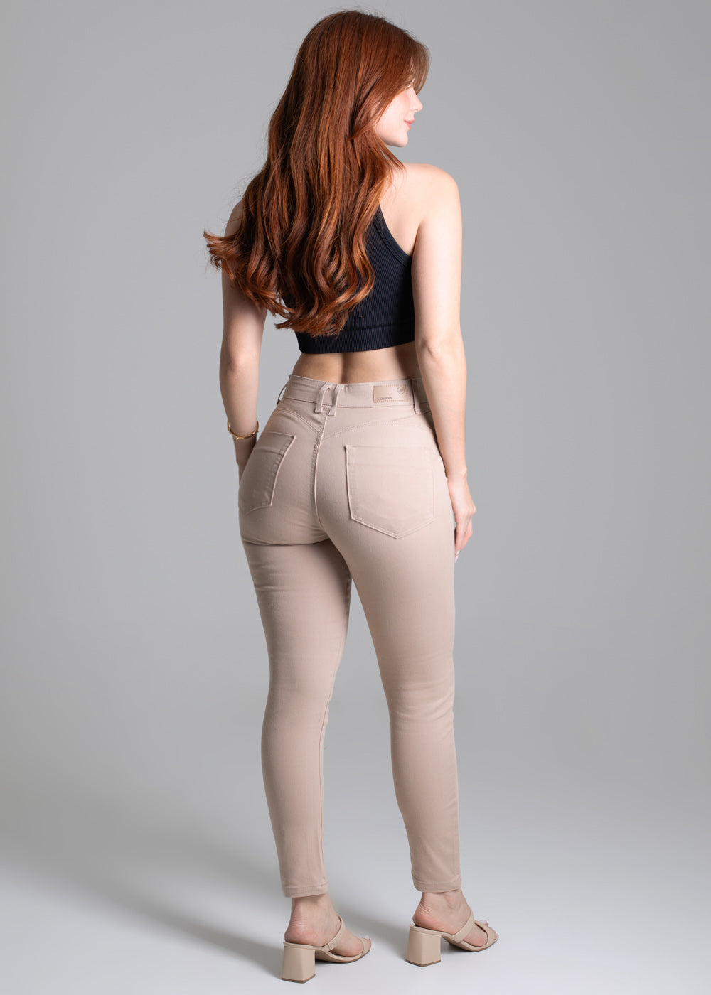 Calça Sarja Sawary  Push Up - 277757 BEGE