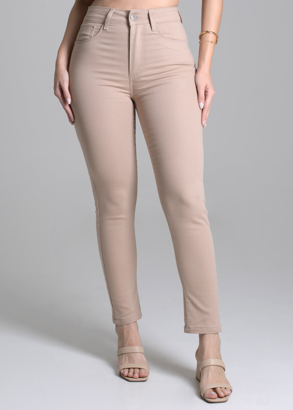 Calça Sarja Sawary  Push Up - 277757 BEGE