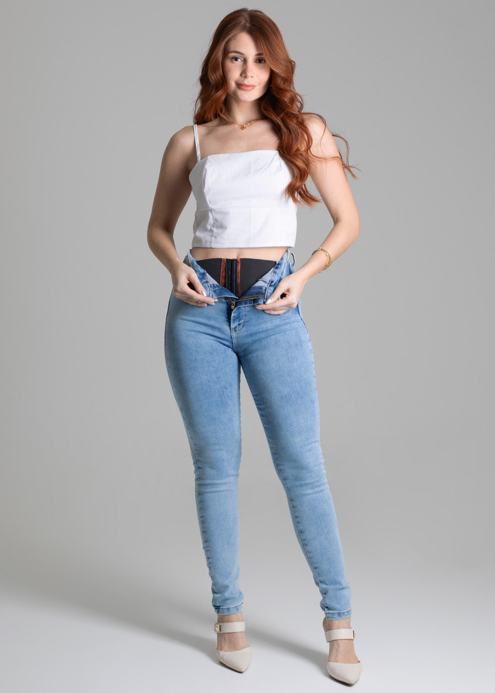 Calça Sawary Jeans Super Lipo - 277917 AZUL
