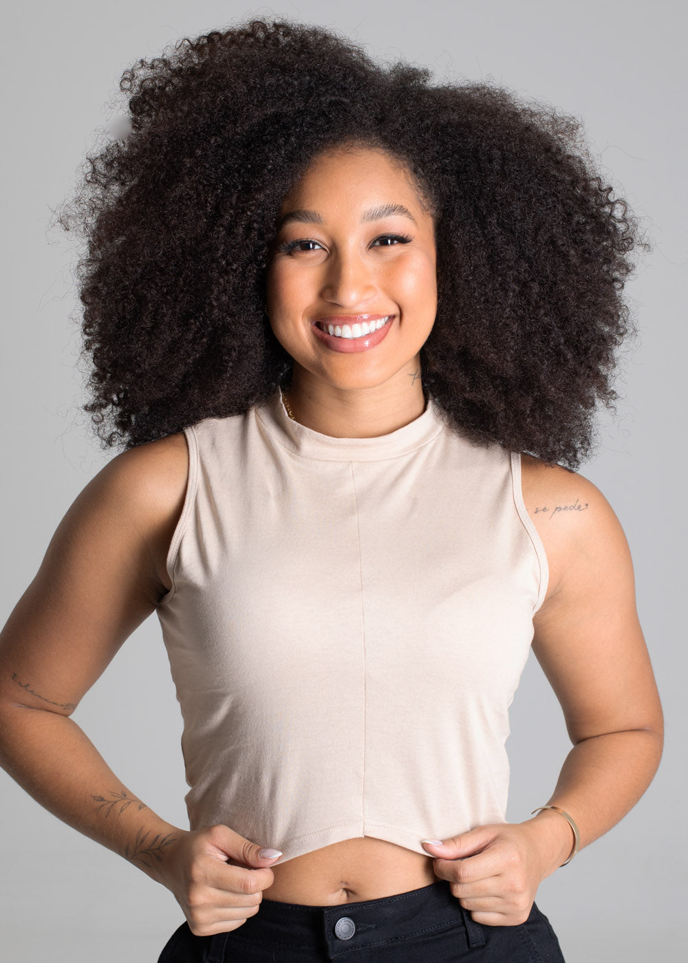 Cropped Sawary Regata - 277980 BEGE