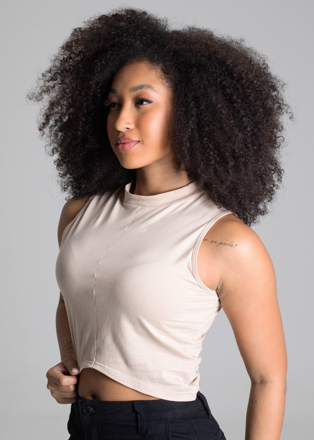 Cropped Sawary Regata - 277980 BEGE