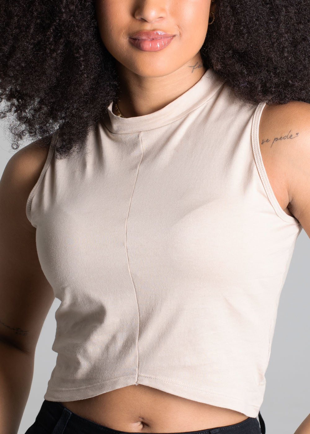 Cropped Sawary Regata - 277980 BEGE