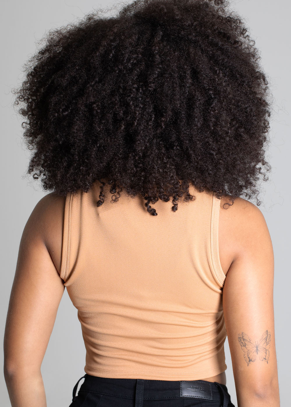 Cropped Sawary Terra - 277982 MARROM