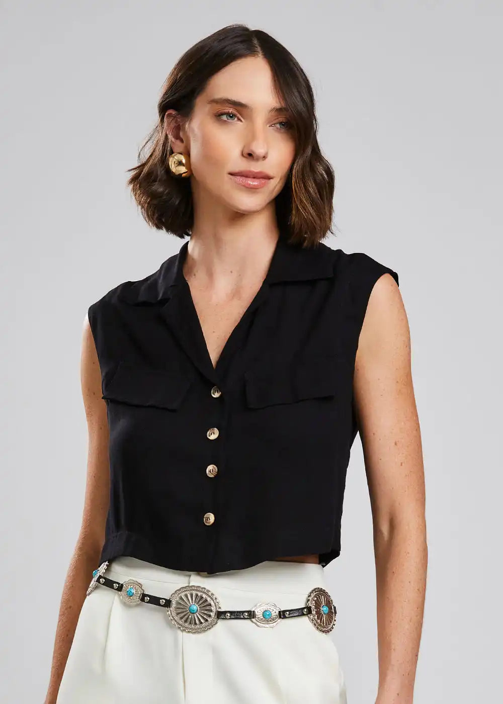 Colete Sawary Muscle - 280002 PRETO