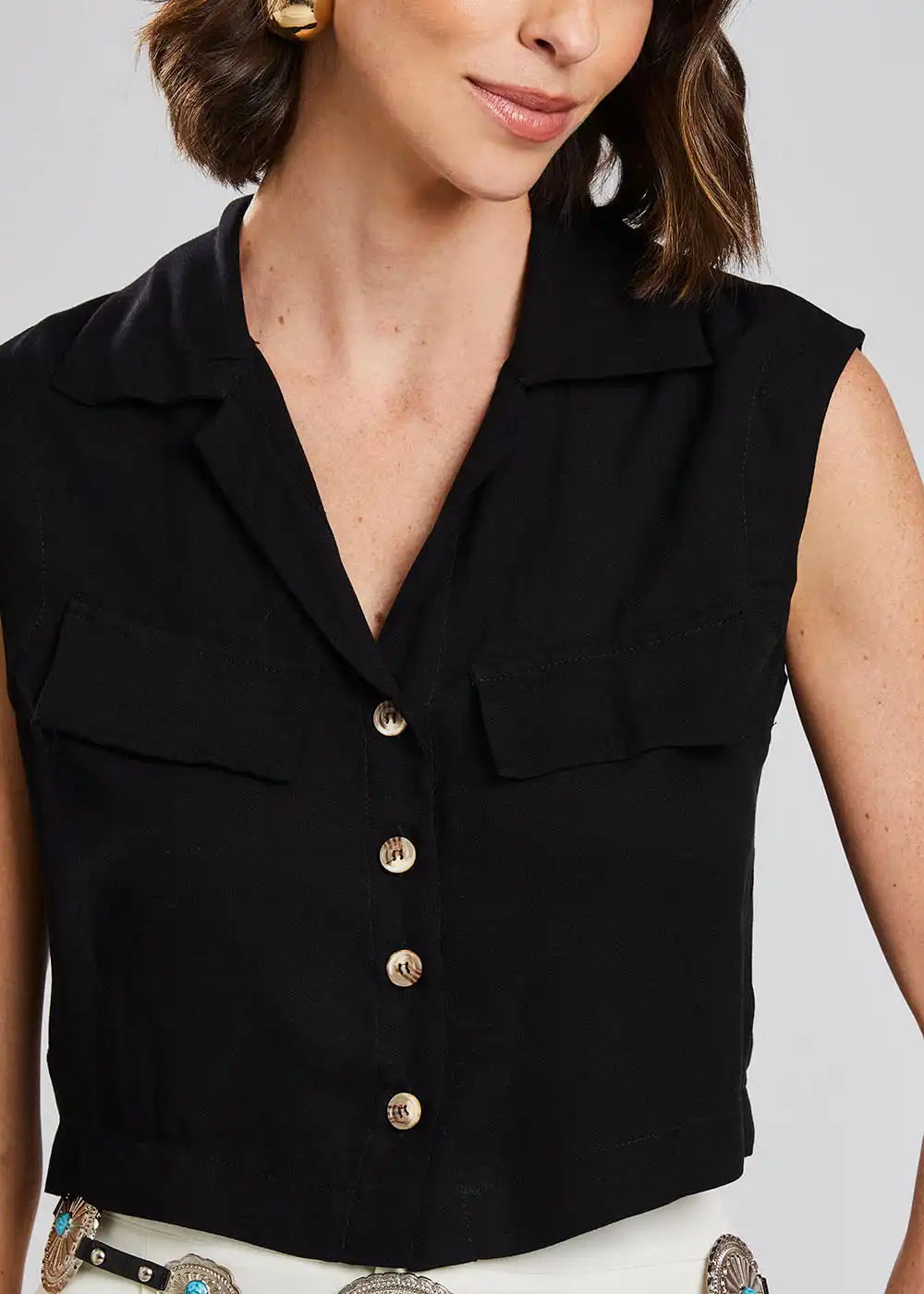 Colete Sawary Muscle - 280002 PRETO