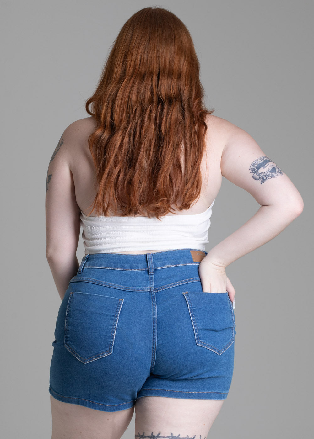 Shorts Jeans Sawary Plus Size - 278017 AZUL