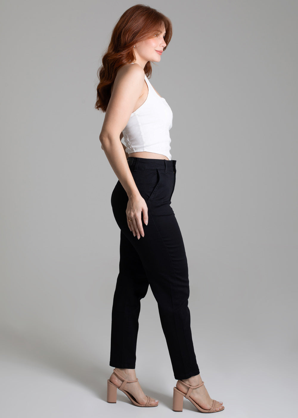 Calça Sarja Sawary Mom - 278145 PRETO