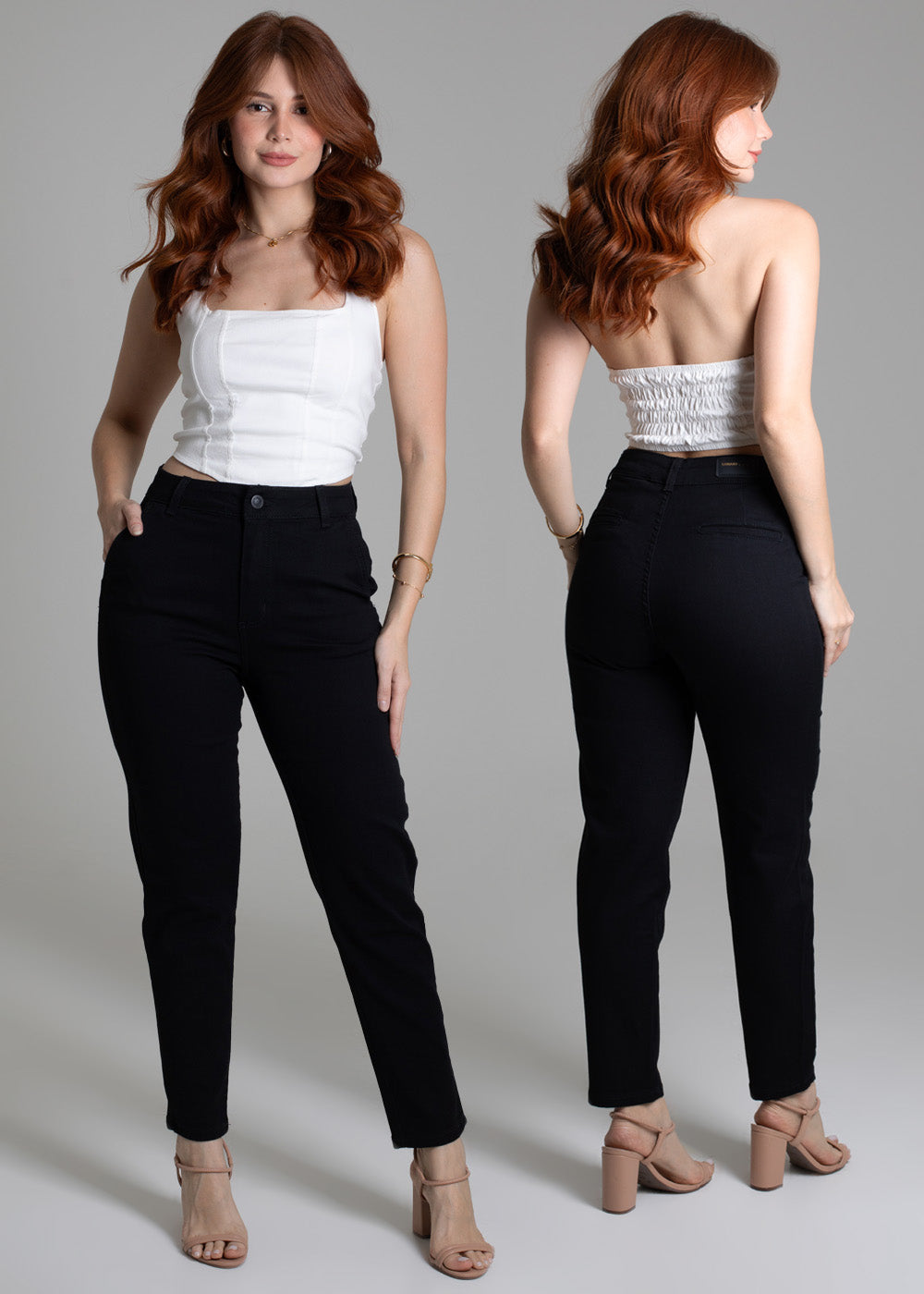 Calça Sarja Sawary Mom - 278145 PRETO