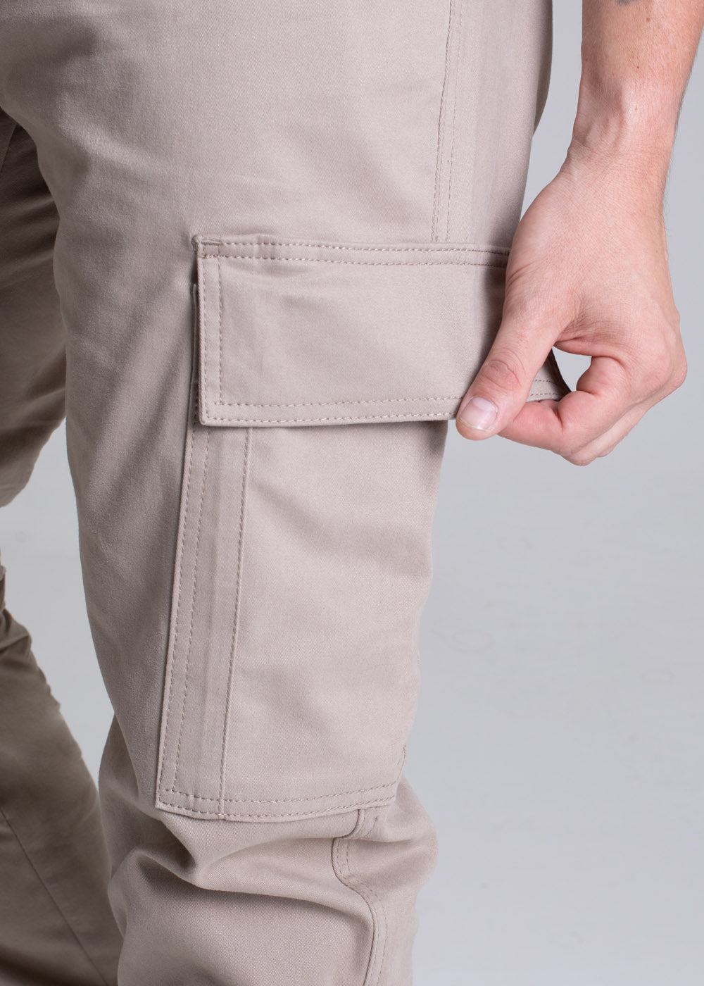 Calça Sarja Sawary Jogger - 278153 BEGE