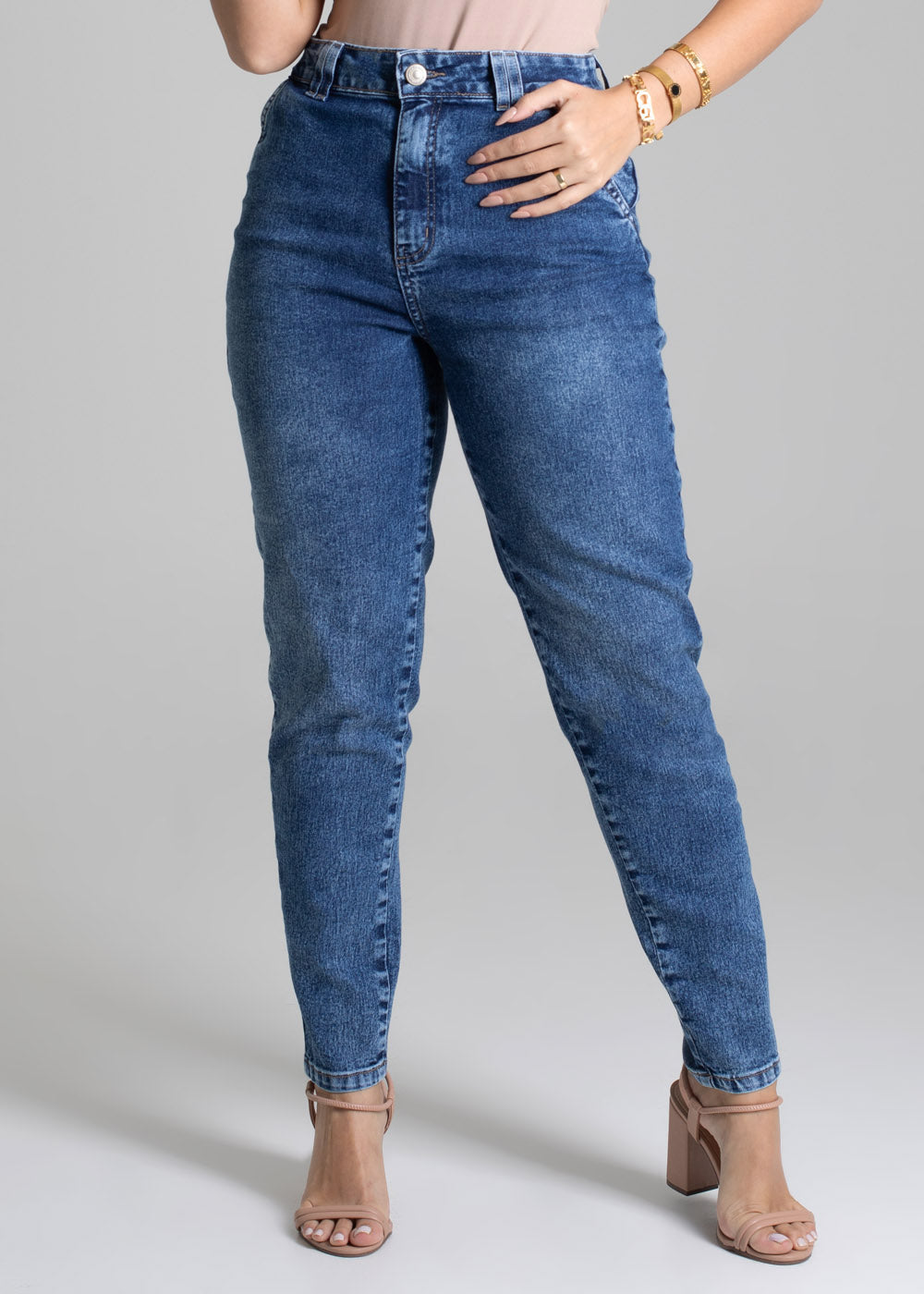 Calça Jeans Sawary Mom - 278231 AZUL