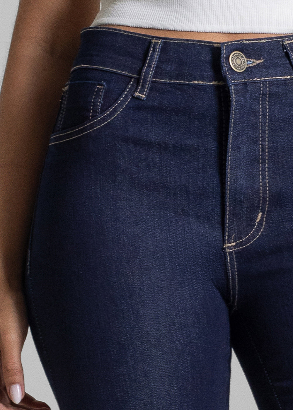 Calça Jeans Sawary Boot Cut Petit - 278258 AZUL