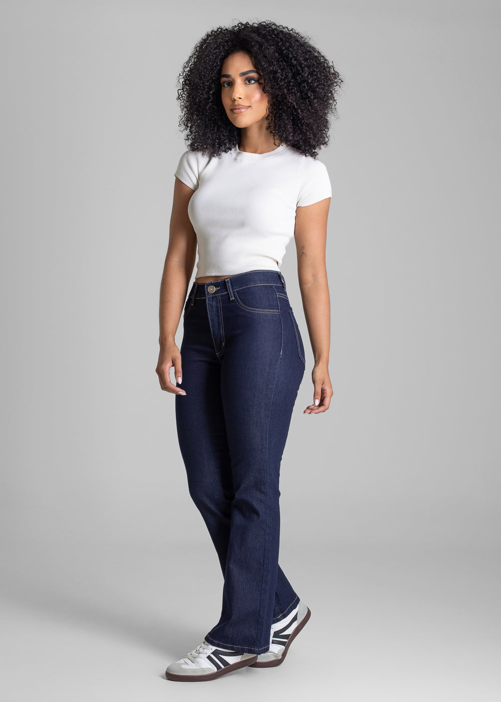 Calça Jeans Sawary Boot Cut Petit - 278258 AZUL