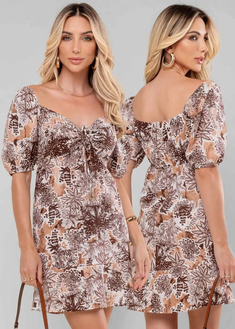 Vestido Sawary Estampado - 278319 ESTAMPADO