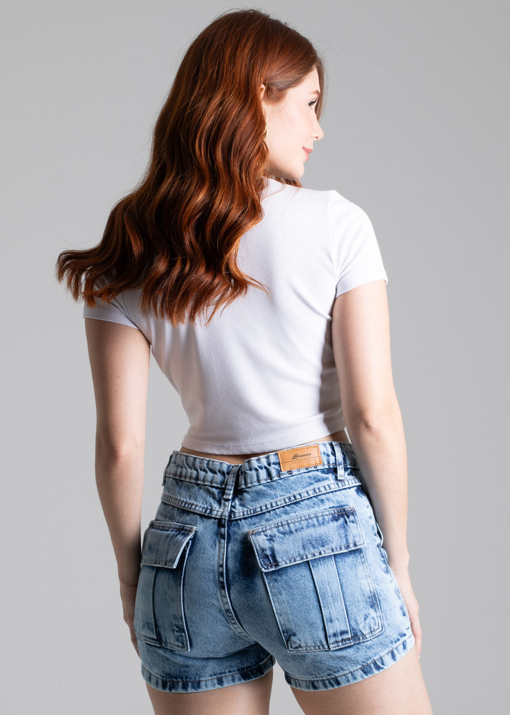 Shorts Jeans Sawary - 278351 AZUL