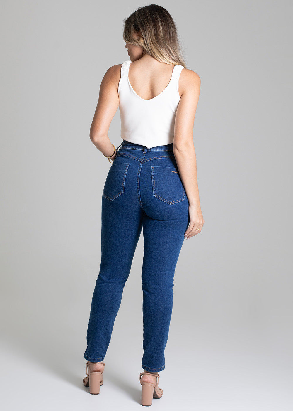 Calça Jeans Sawary Heart - 278375 AZUL