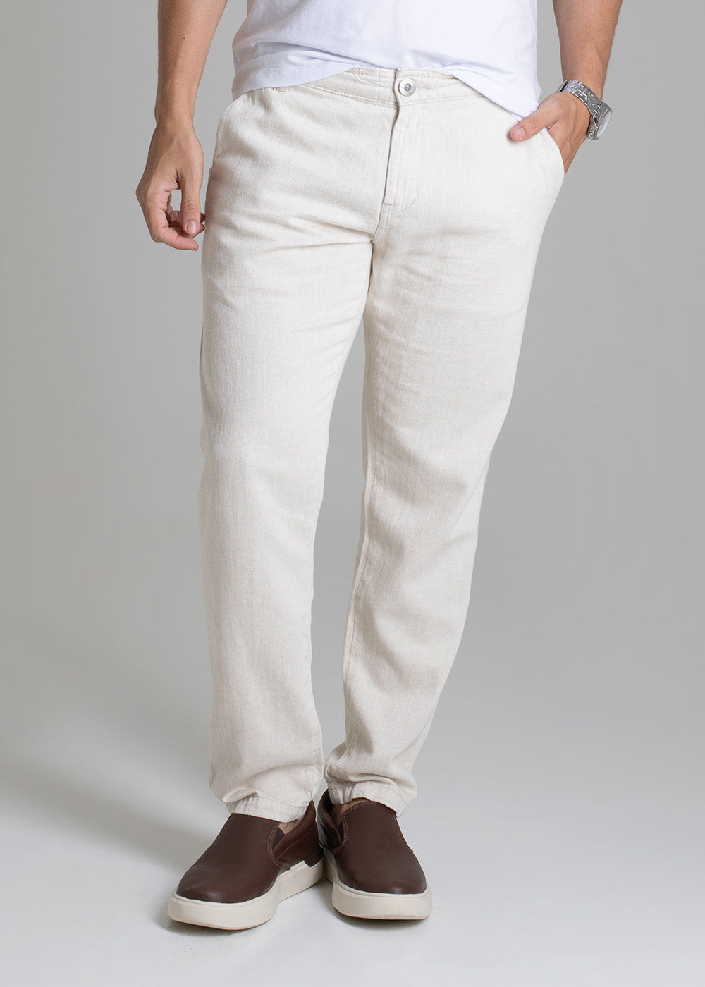 Calça  Linho Sawary Slim - 278433 PT