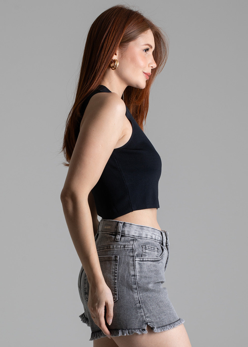 Shorts Jeans Sawary - 278473 PRETO