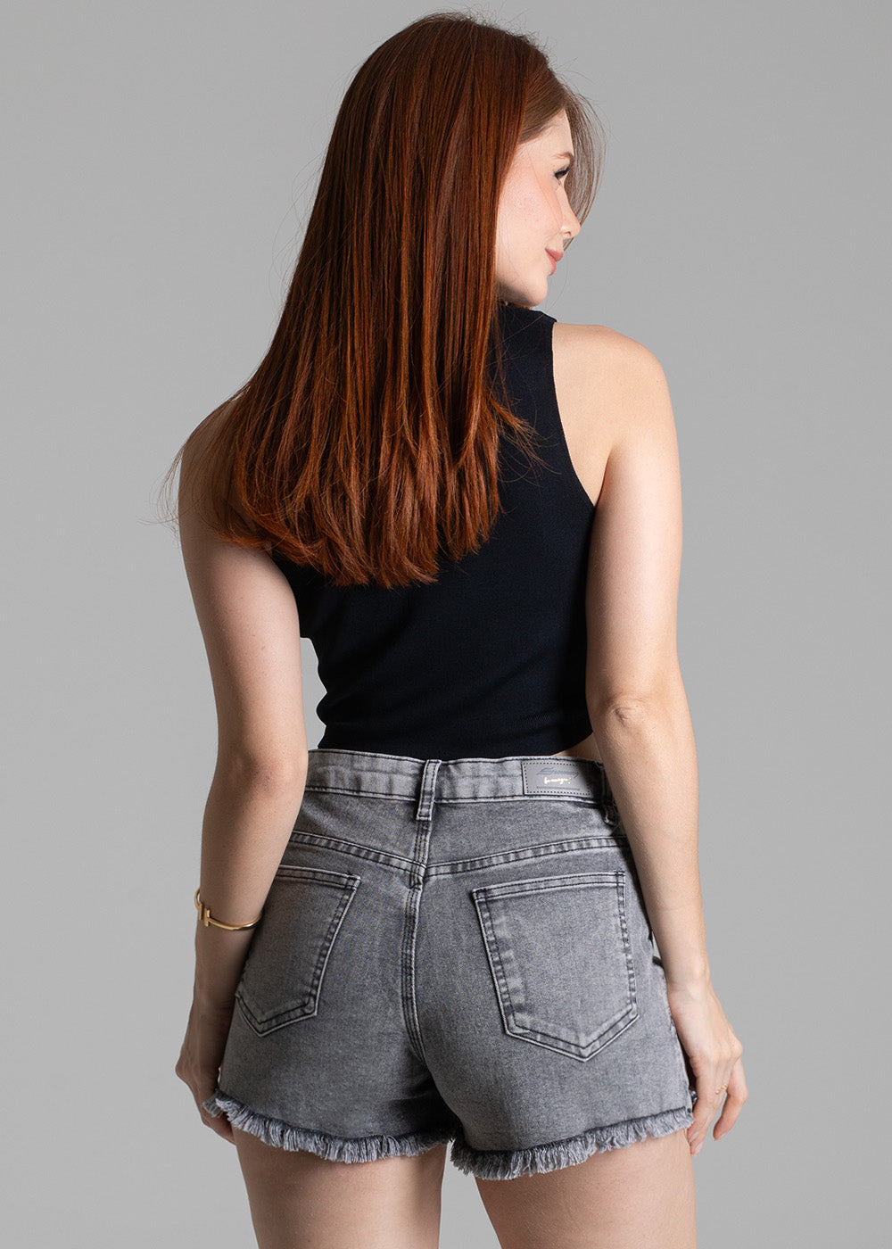 Shorts Jeans Sawary - 278473 PRETO