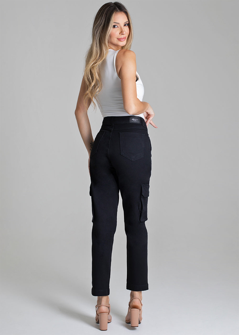 Calça Sarja Sawary Mom - 278518 PRETO