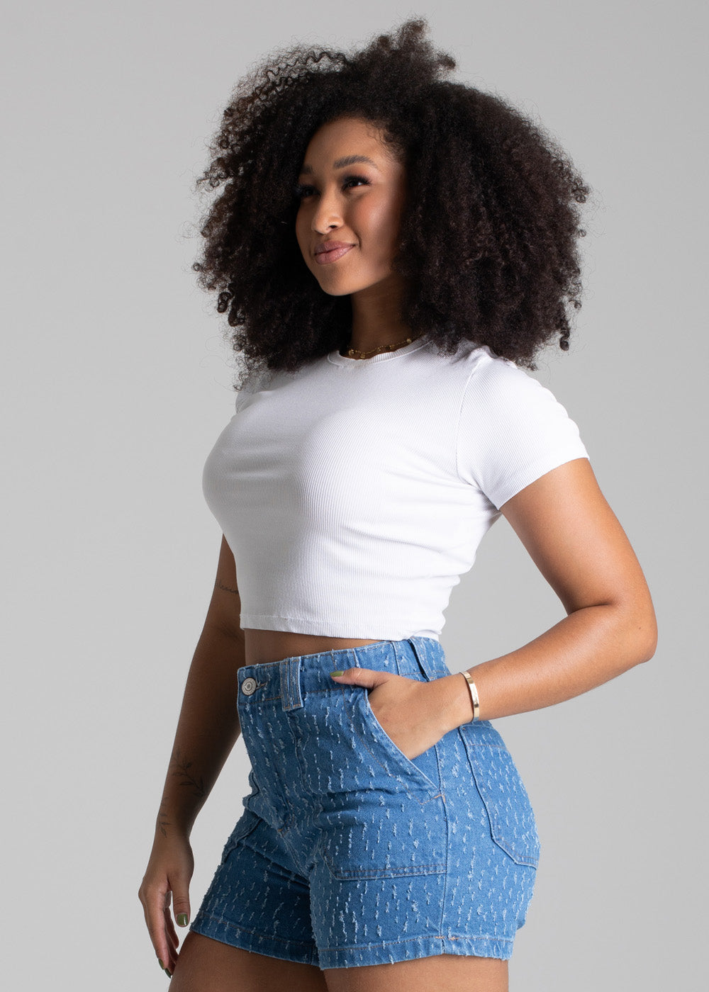 Shorts Jeans Sawary - 278552 AZUL