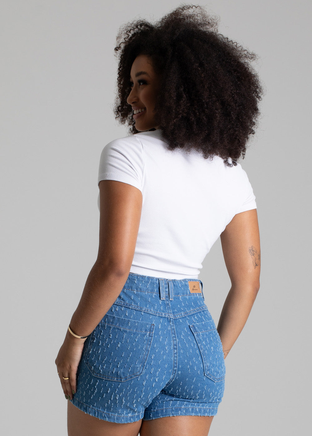 Shorts Jeans Sawary - 278552 AZUL