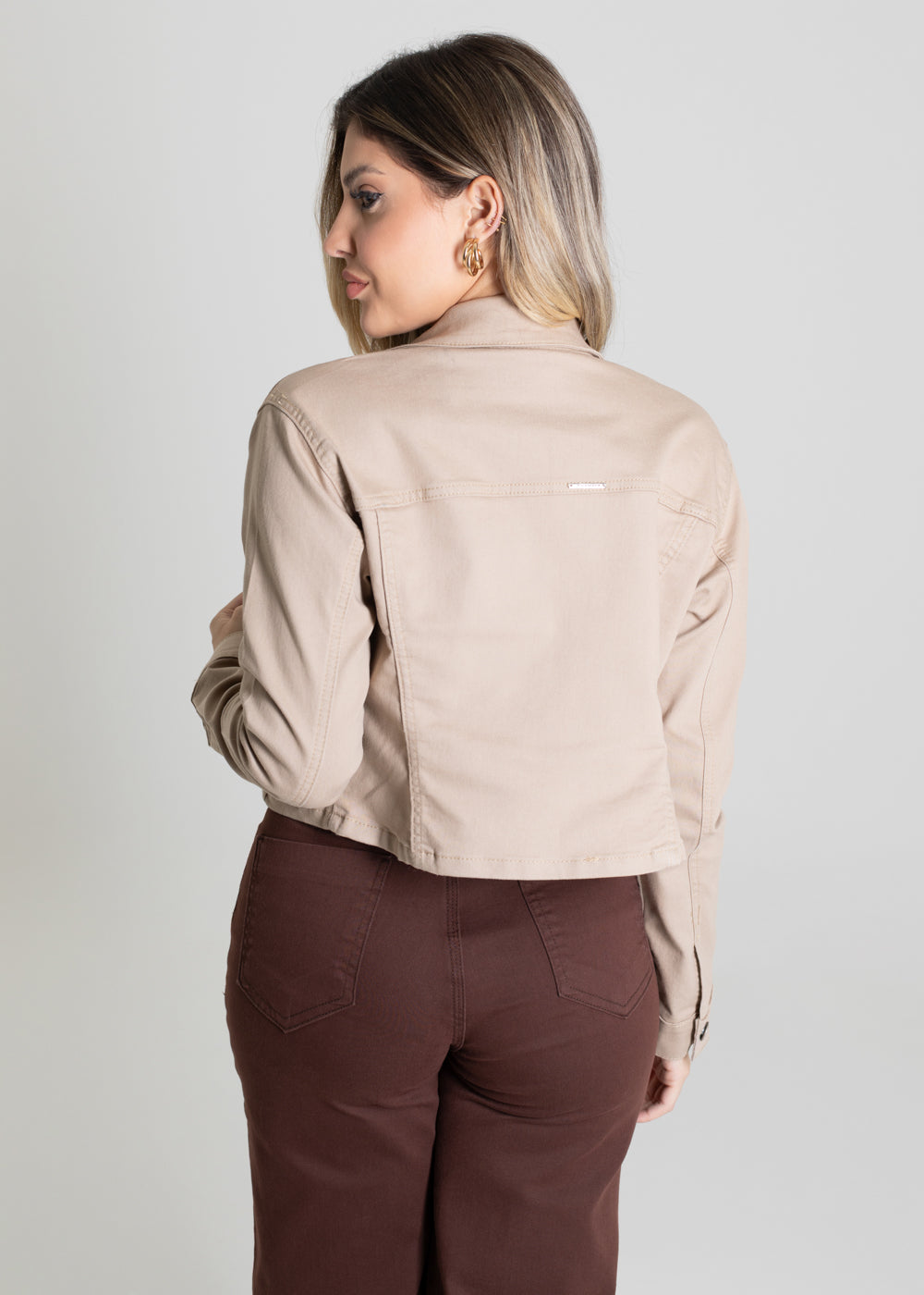 Jaqueta Sarja Sawary - 278604 BEGE