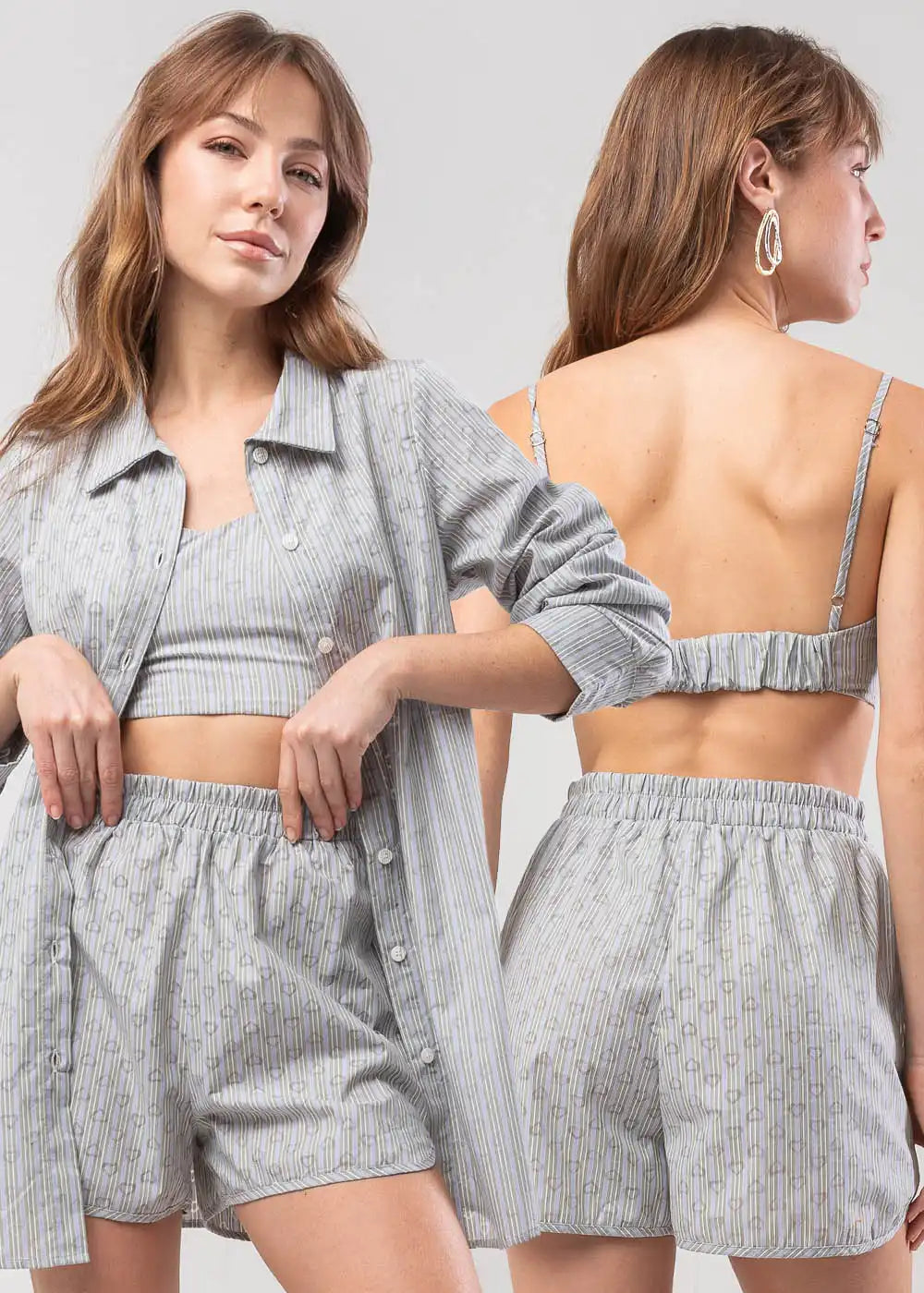 Shorts Sawary Listrado - 278621 LISTRADO