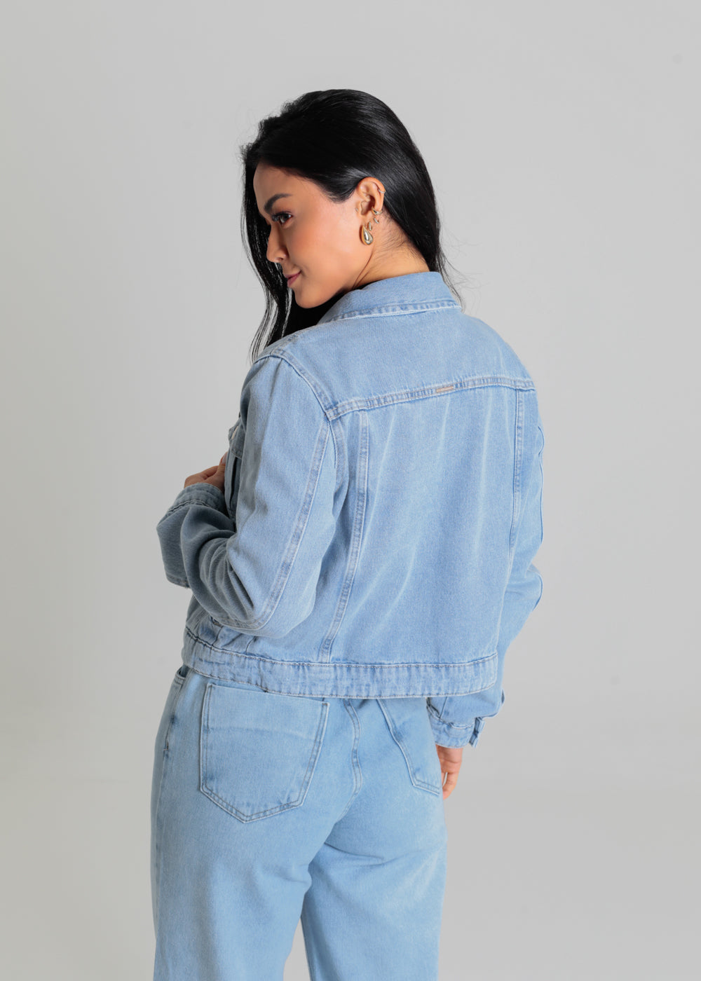 Jaqueta Jeans Sawary - 278631 AZUL