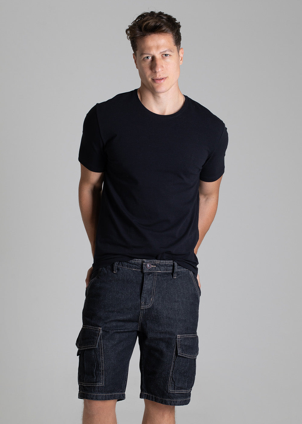 Bermuda Jeans Sawary - 278675 PRETO