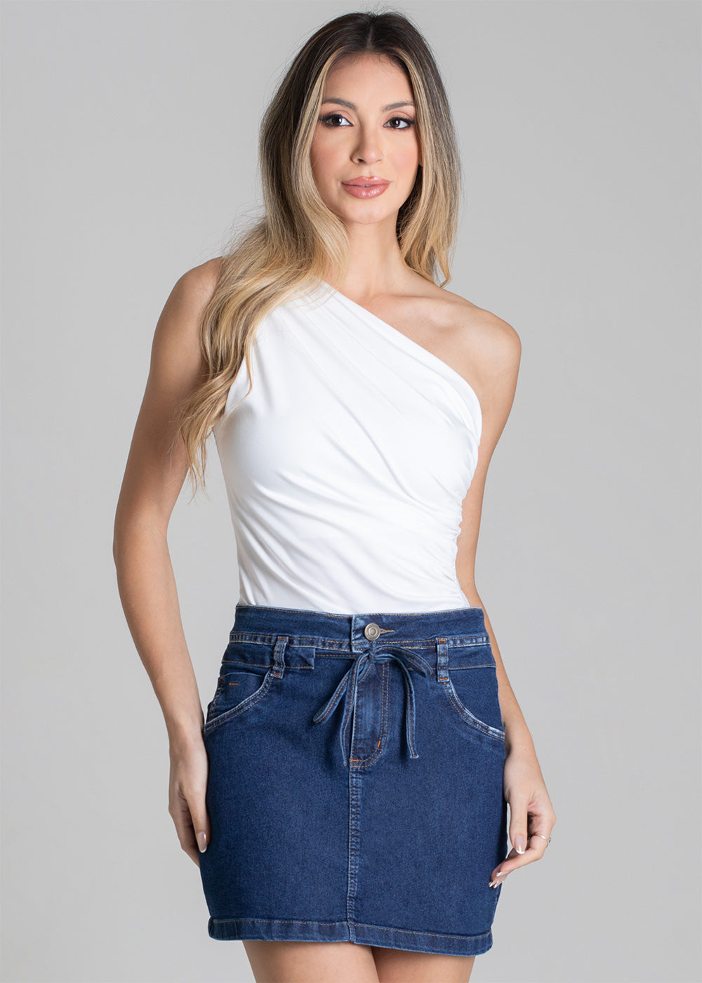 Saia Jeans Sawary - 278756 AZUL