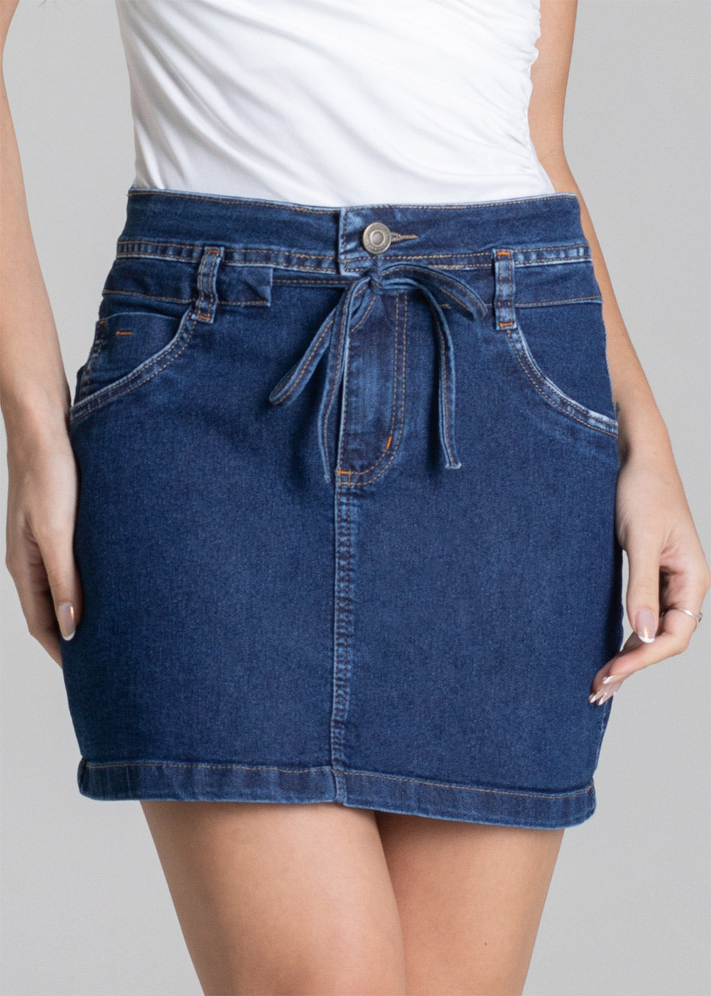 Saia Jeans Sawary - 278756 AZUL