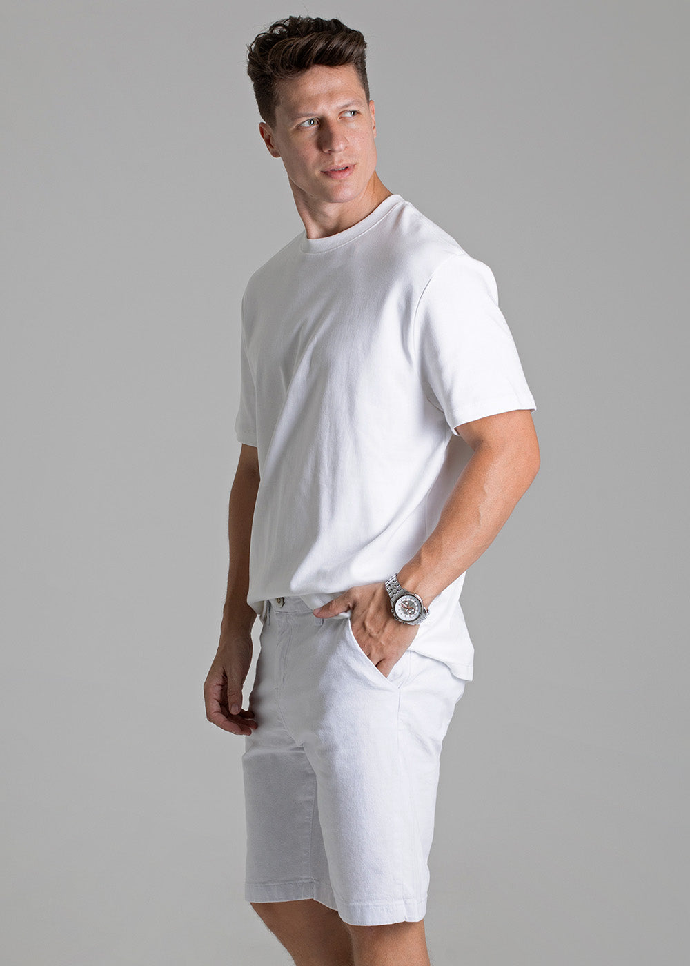 Bermuda Sarja Sawary - 278786 BRANCO