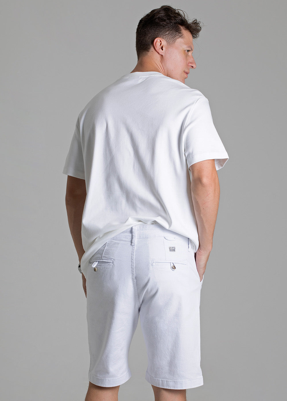 Bermuda Sarja Sawary - 278786 BRANCO