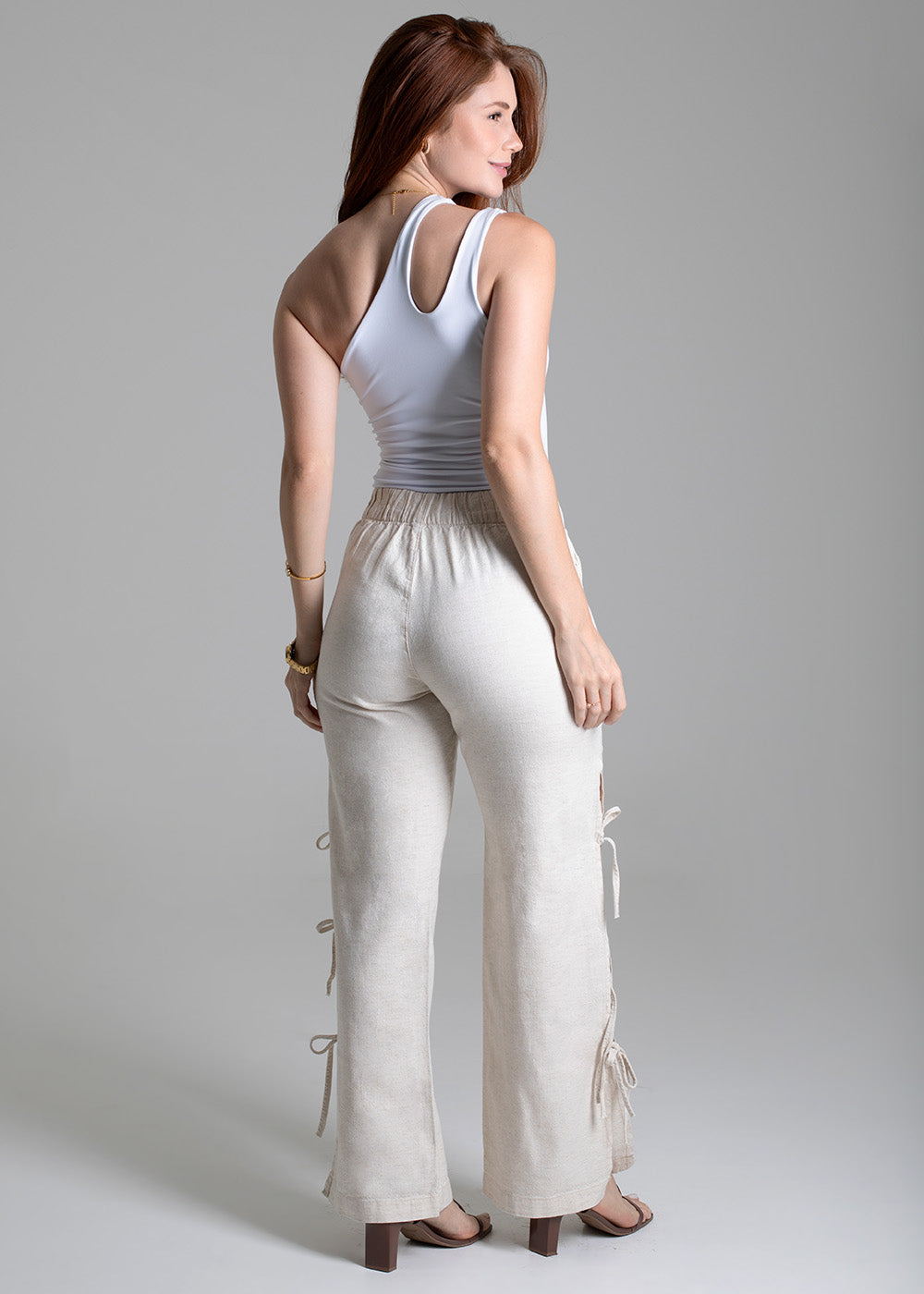 Calça Linho Sawary Wide Leg - 278787 PT