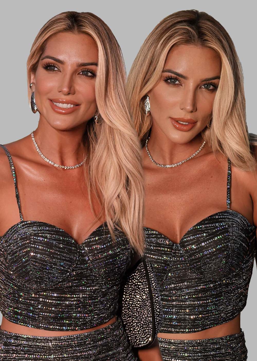 Cropped Sawary Brilhante - 278799 PRETO