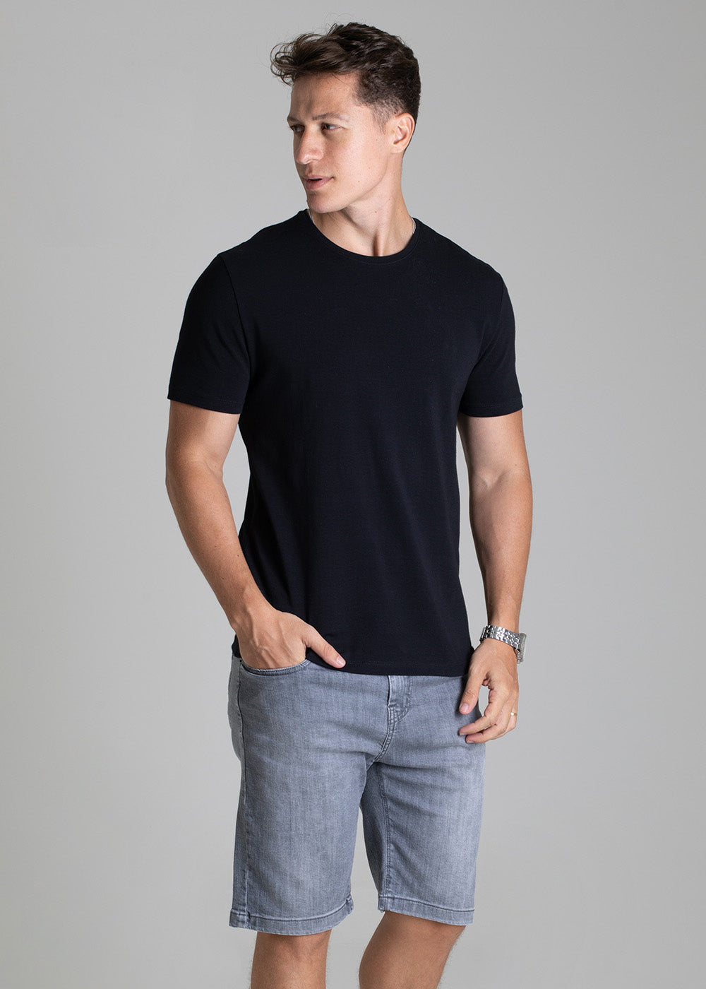 Bermuda Jeans Sawary - 278874 CINZA