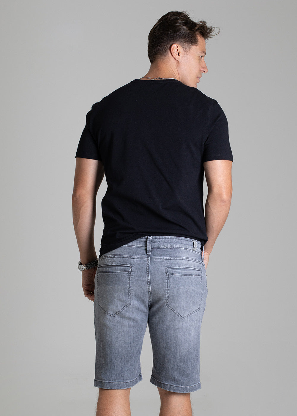 Bermuda Jeans Sawary - 278874 CINZA