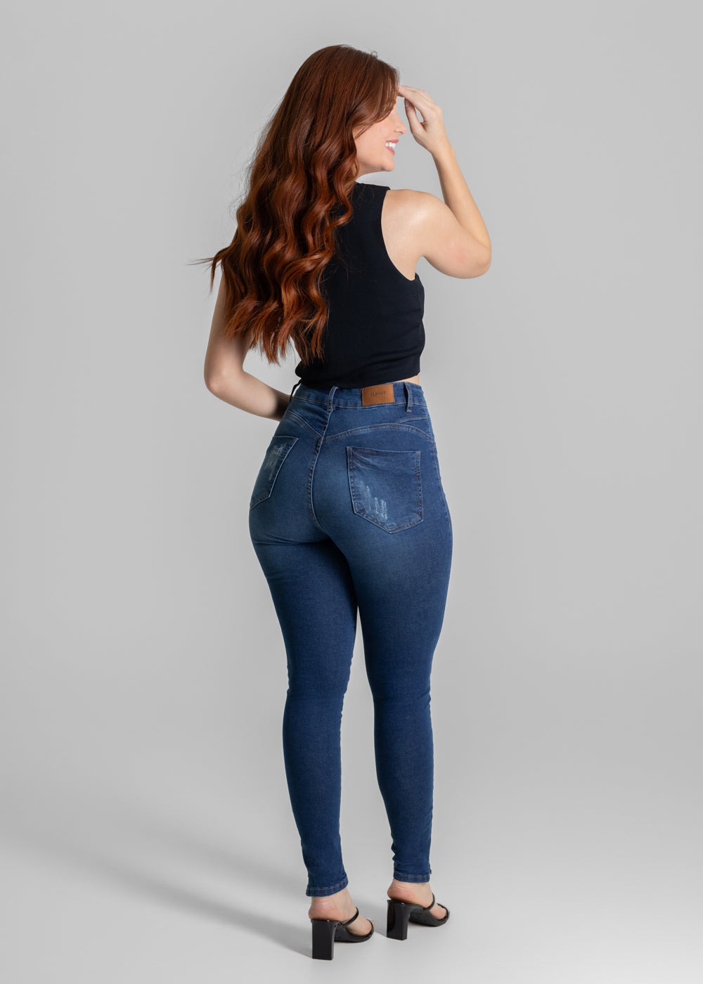 Calça Jeans Sawary Push Up - 278898 AZUL