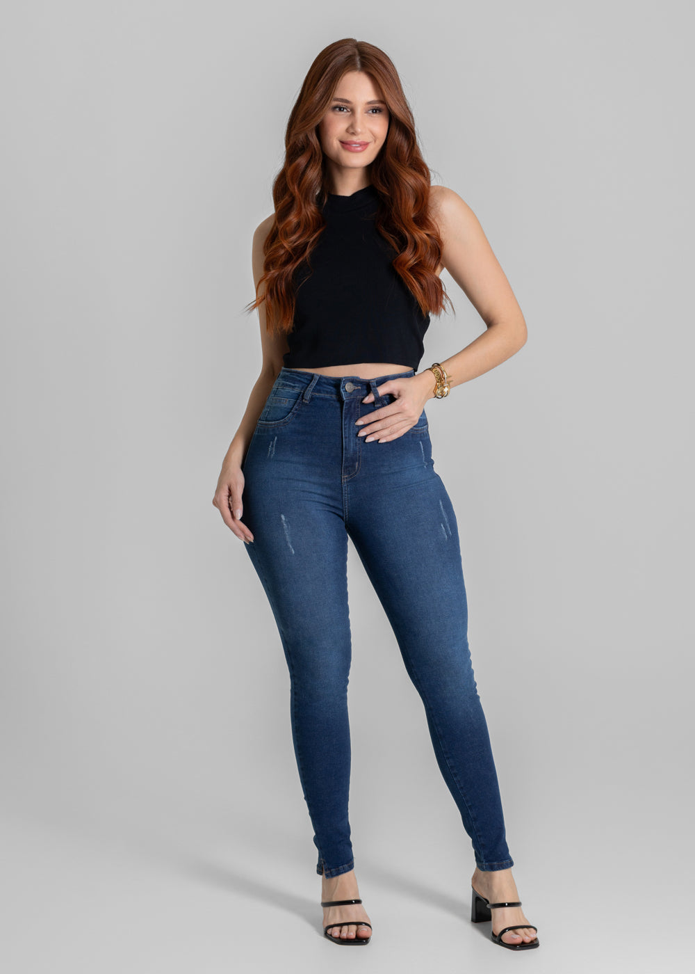 Calça Jeans Sawary Push Up - 278898 AZUL