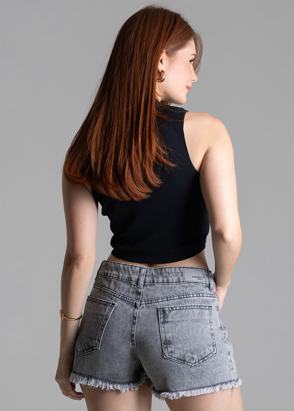 Shorts Jeans Sawary - 278989 PRETO