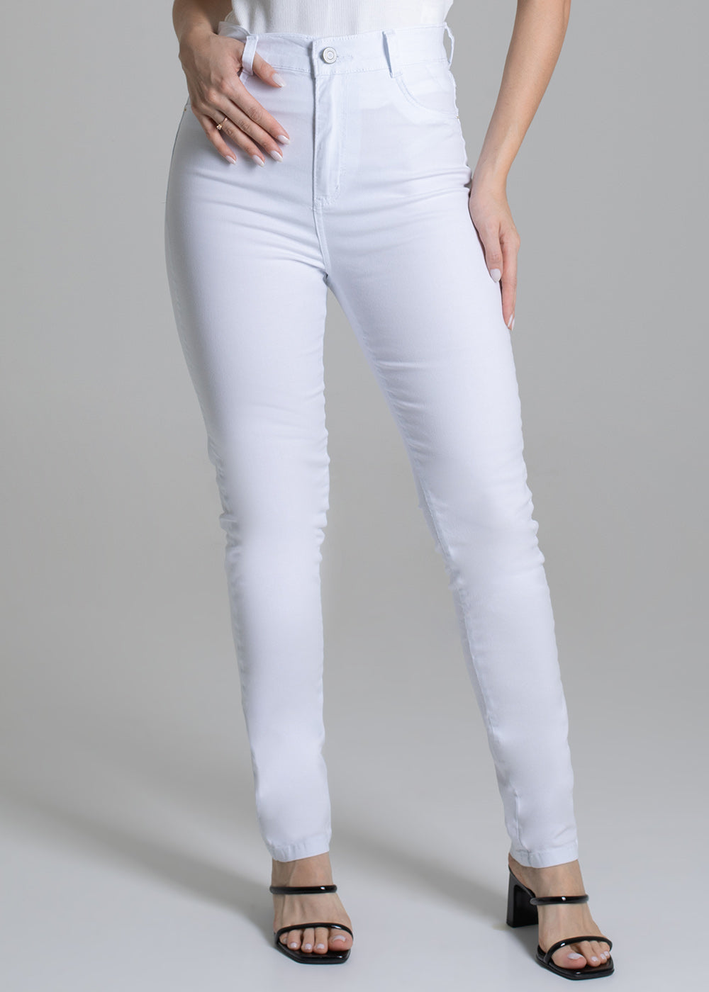 Calça Sarja Sawary Hot Pants - 279009 BRANCO