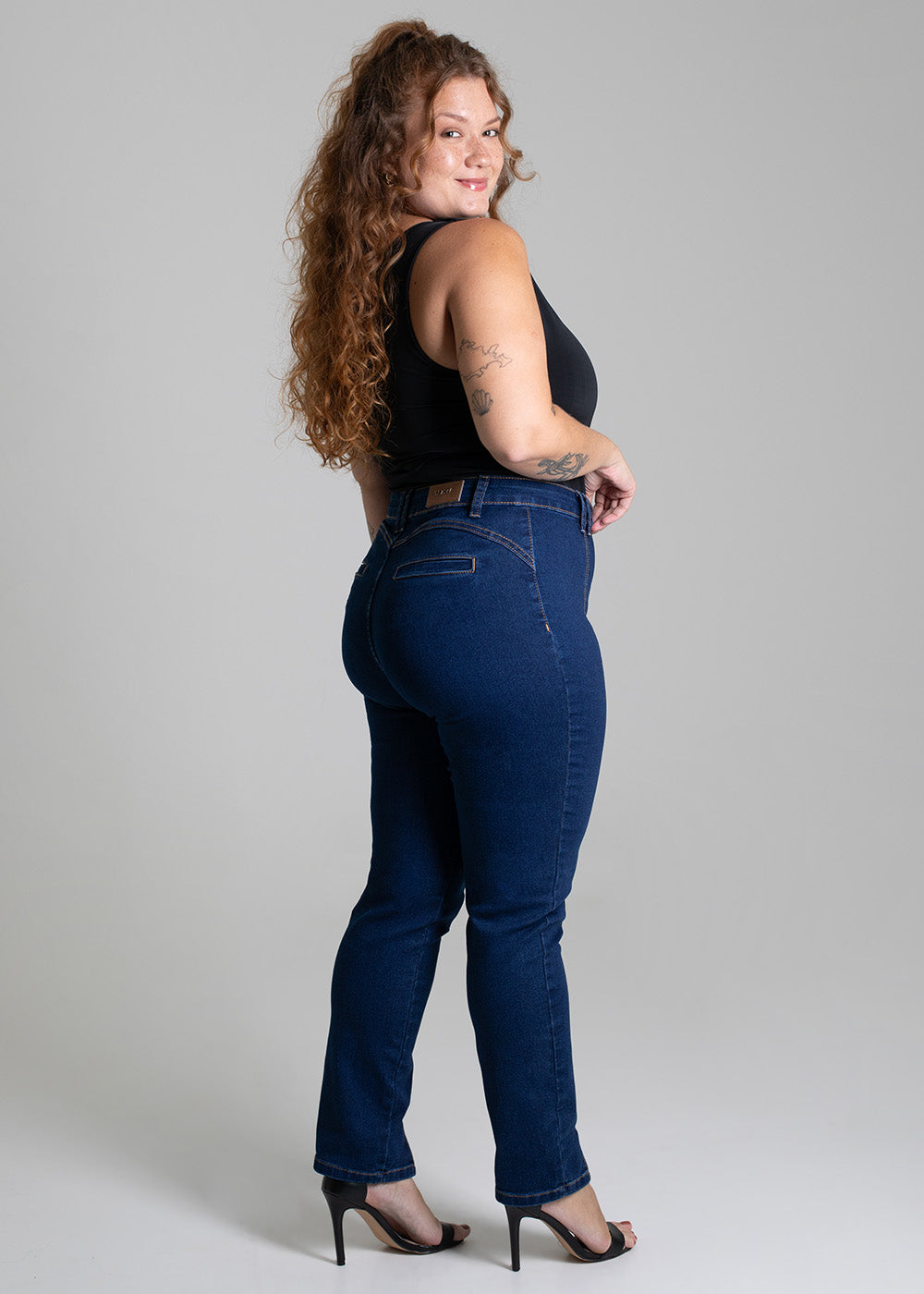 Calça Jeans Sawary Cigarrete Plus Size - 279045 AZUL