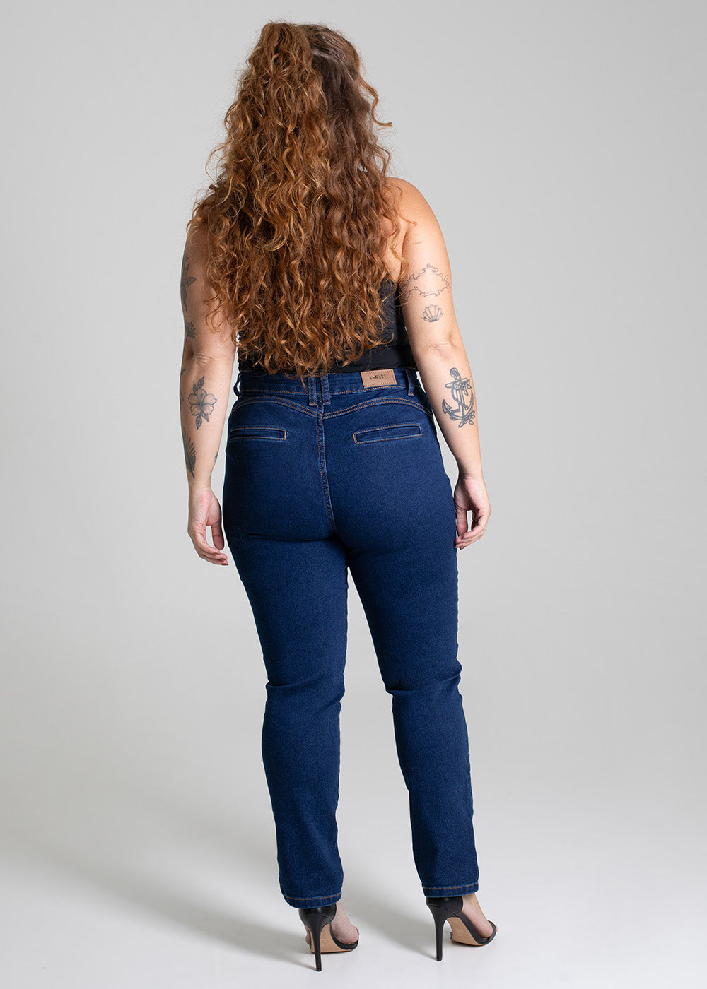 Calça Jeans Sawary Cigarrete Plus Size - 279045 AZUL