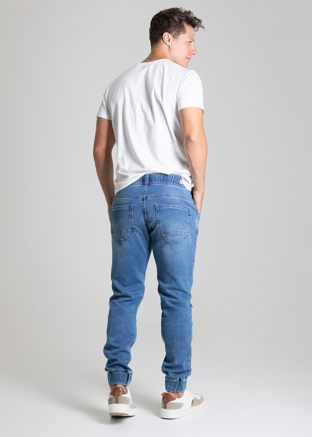 Calça Jeans Sawary Jogger - 279081 AZUL