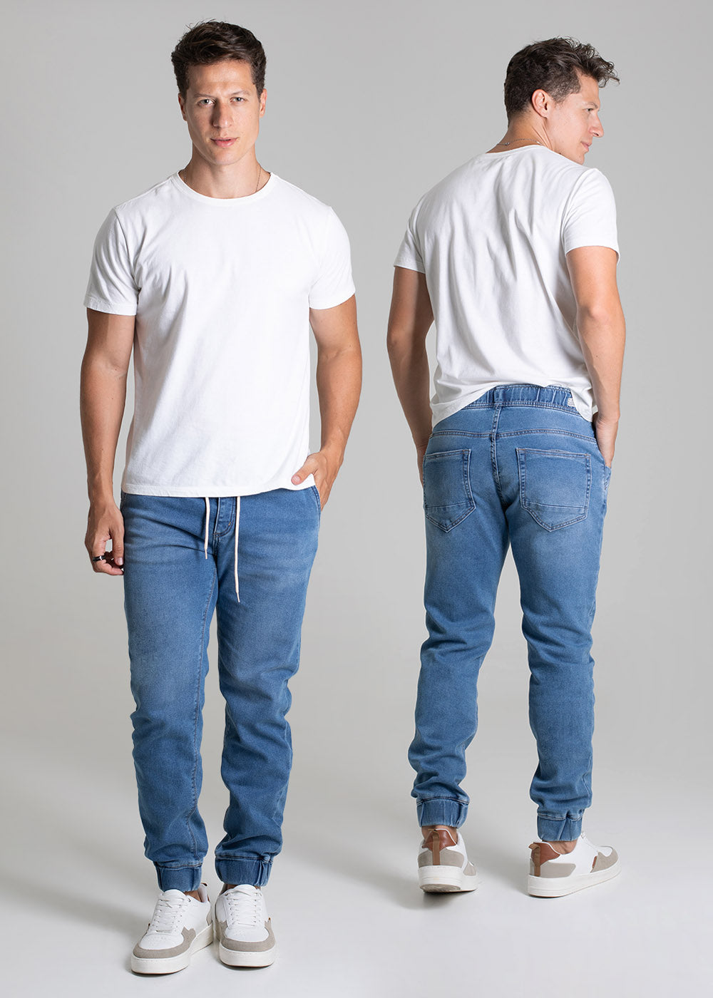 Calça Jeans Sawary Jogger - 279081 AZUL