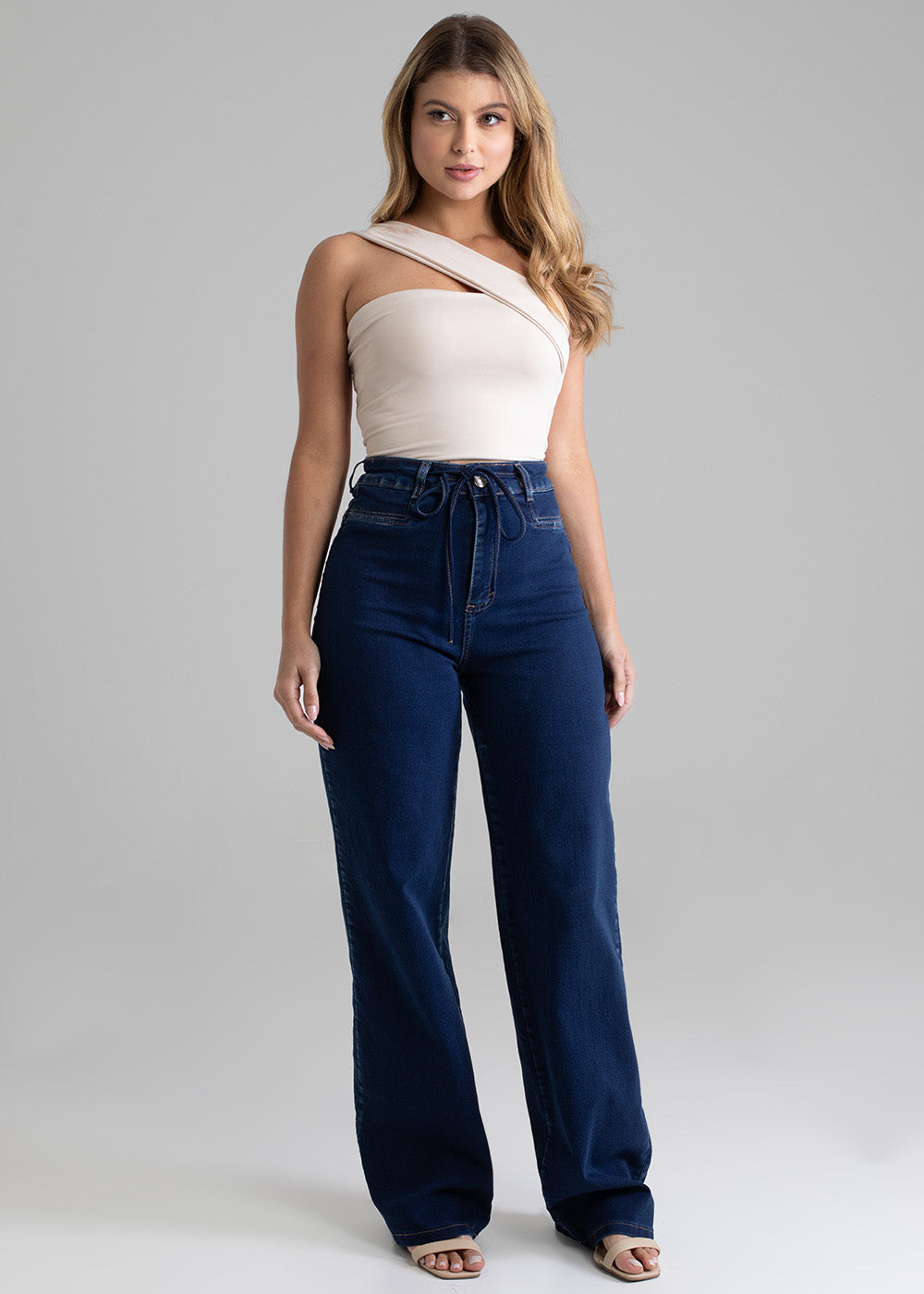 Calça Jeans Sawary Wide Leg - 279087 AZUL