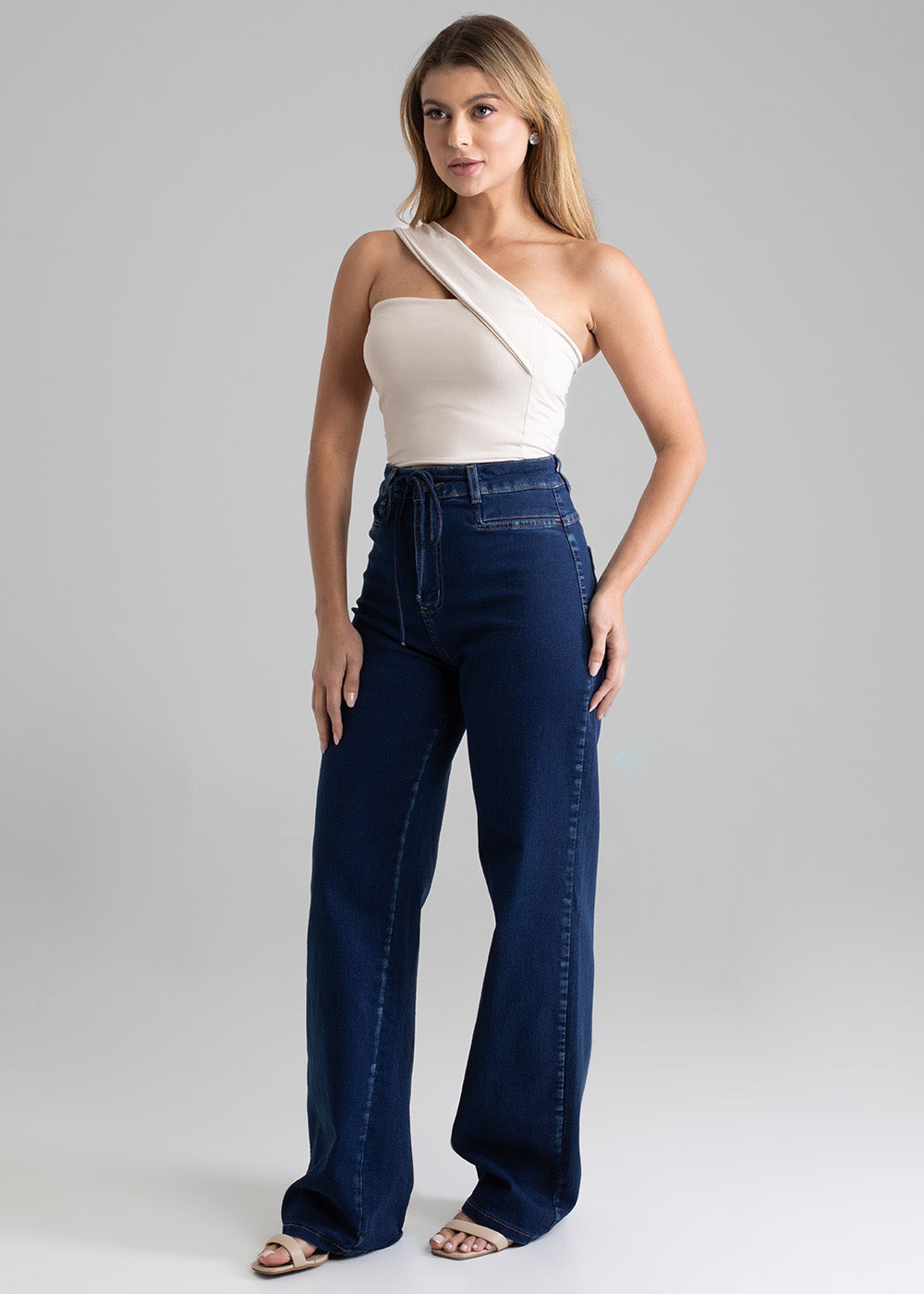 Calça Jeans Sawary Wide Leg - 279087 AZUL