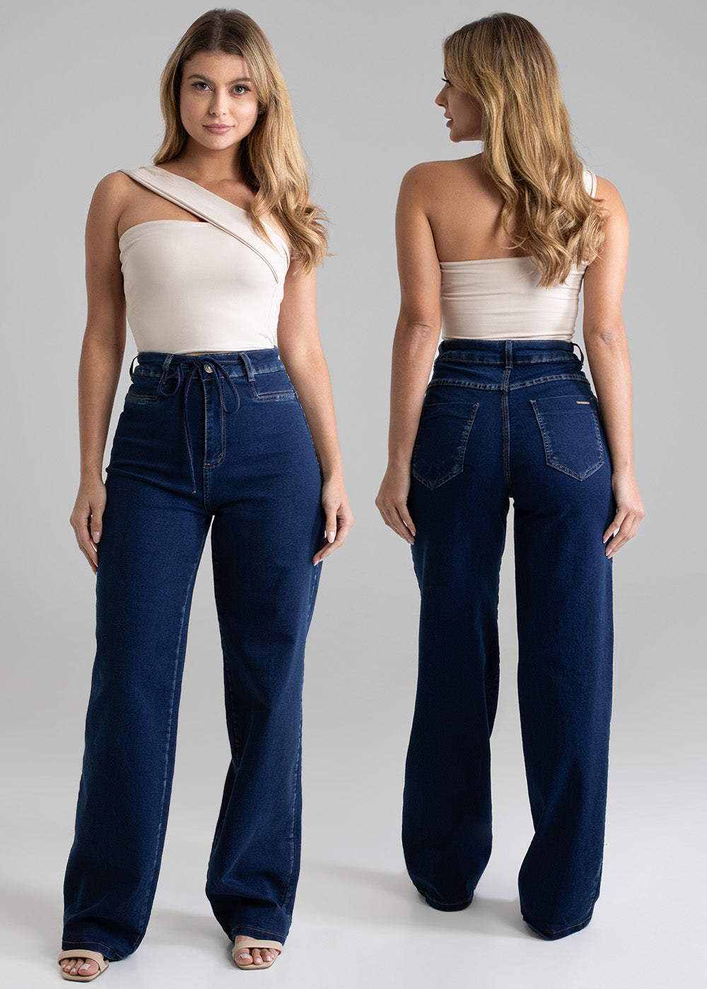 Calça Jeans Sawary Wide Leg - 279087 AZUL