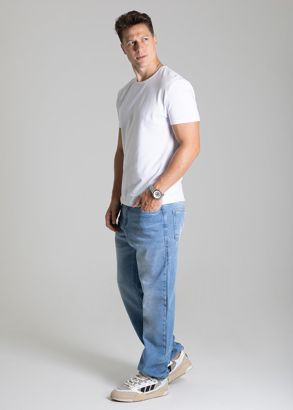 Calça Jeans Sawary Relaxed - 279214 AZUL